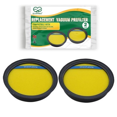 EZ SPARES Relacemen for Eureka DCF25 DCF-25 Filter,Eureka Part Yellow