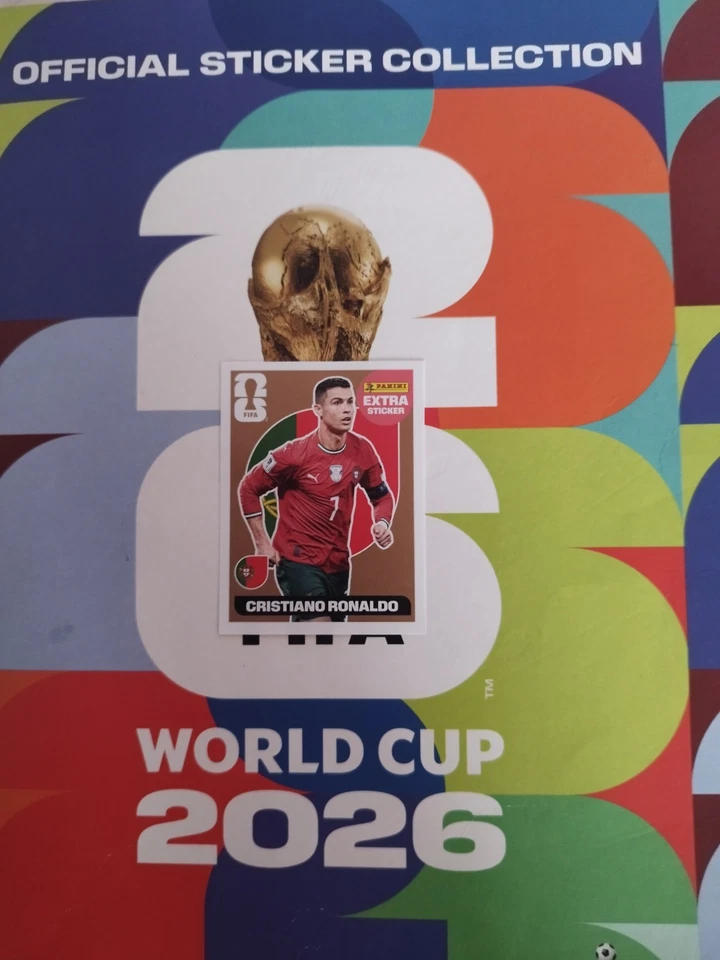 Carte Panini CDM 2026 Gold Cristiano Ronaldo - Photo 1/1