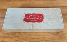 Benson's Sliced Old Home Fruit Cake 3 Lb Vintage Box Athens Georgia GA Box Only