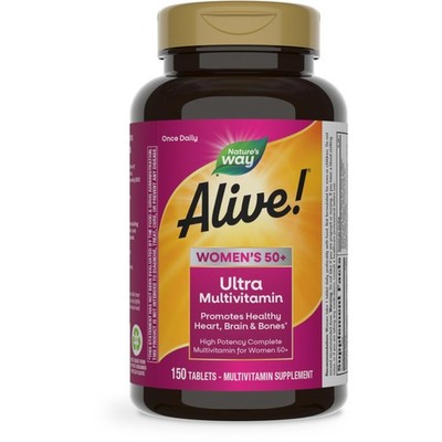 Nature's Way Alive! Ultra Potency 150 Count (Pack of 1), No Color