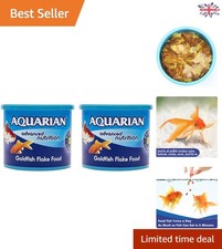Complete Nutrition Goldfish Food Flakes - 200g Pack of 2 for Healthy Fish