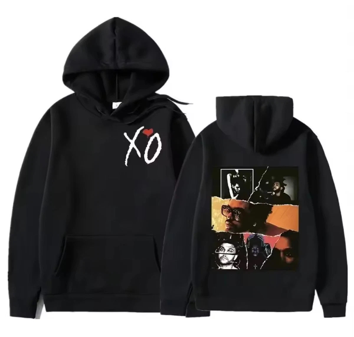 Sweat à Capuche The Weeknd After Hours - Motif Dés XO - Noir - Taille L - Neuf Sans étiquette