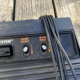 Atari 2600 Darth Vader Black Game Console OEM Controller Cords Untested Parts