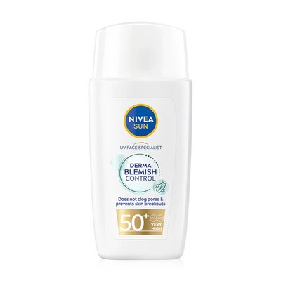 NIVEA Sunscreen Serum - SPF50+ Blemish Control for Acne-Prone Skin
