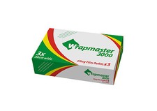 12" Wrapmaster Cling Film 3 Rolls Refills 30cm x 300m Catering 3000 Clingfilm