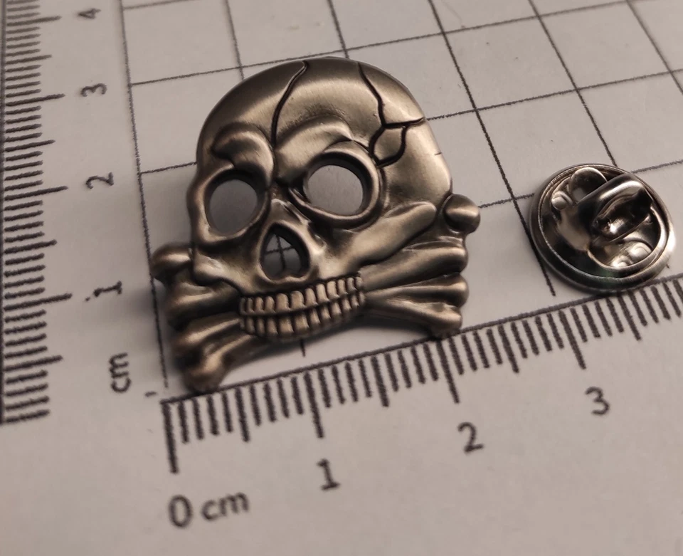 MARKENLOS 3er Pack: PIN/Anstecker Husaren Totenkopf Preußen Skull, Kaiserreich (Militaria)