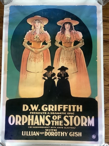 Vintage Reproduction Movie Poster D.W. Griffith Orphans of the Sun Lillian Gish