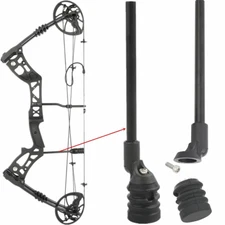 Archery CompoundBow String Stop Suppressor Stabilizer Bracket Mount Silencer 8mm