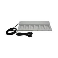 Ascom CR4-AAAA/1C Charging Rack White 6-Slot Battery Charger  Top Cover