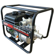 Motopompa a scoppio GENMAC G3 motore RATO 6HP raccordi 80mm pompa autoadescante