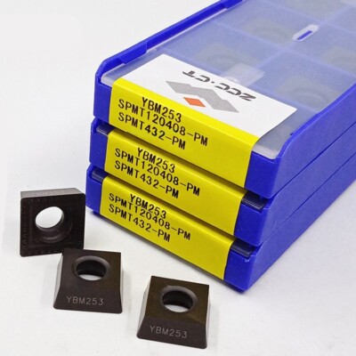 masatop 反物 4点　未使用品 2 415 535 525 10pcs SPMT120408-PM YBM253 SPMT432-PM ZCC CNC blade Carbide