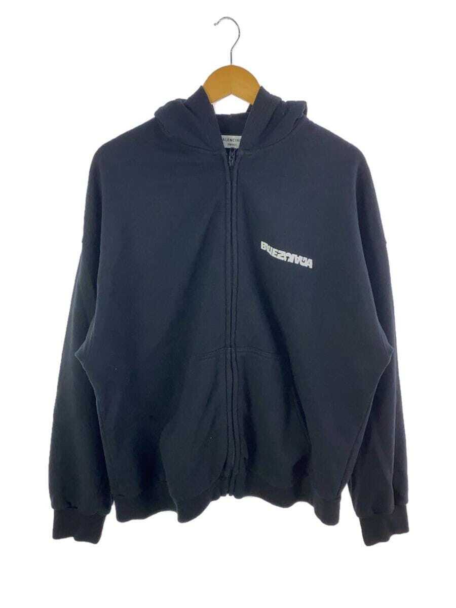BALENCIAGA zip Hoodie cotton black L Used | eBay BALENCIAGA zip Hoodie cotton black L Used | eBay