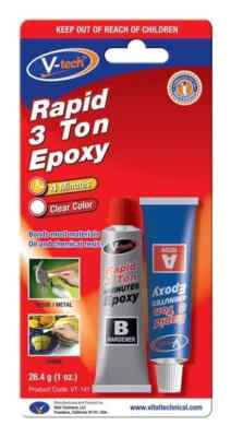 V-Tech Vital Rapid 3 Tonnen Epoxid – 4 Minuten, 28,4 G, 2-Komponenten-Kleber