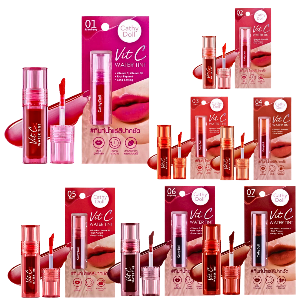 Buy Cathy Doll Lip Tint Vit C Water Long Lasting Color Beautiful Noisturizing 2.7g