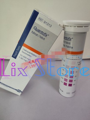 100 /box 91313 semi-quantitative test strips/paper nitrate NO3 -/nitrite NO2 #W6