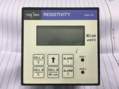 DKK-YOA RESISTIVITY AQM-100 CONDUCTIVITY CONTROLLER ,AC 100 V