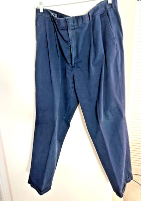 Lands' End Pants - Navy Blue - Size 42X32 - Cotton