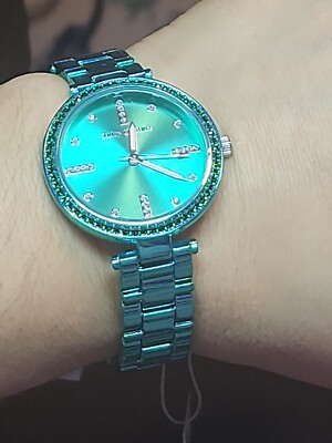 Juicy Couture Black Label Teal Stainless Steel Quartz Watch  display picture 2