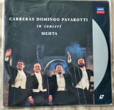 Carreras Domingo Pavarotti in concert - Mehta Laserdisc 