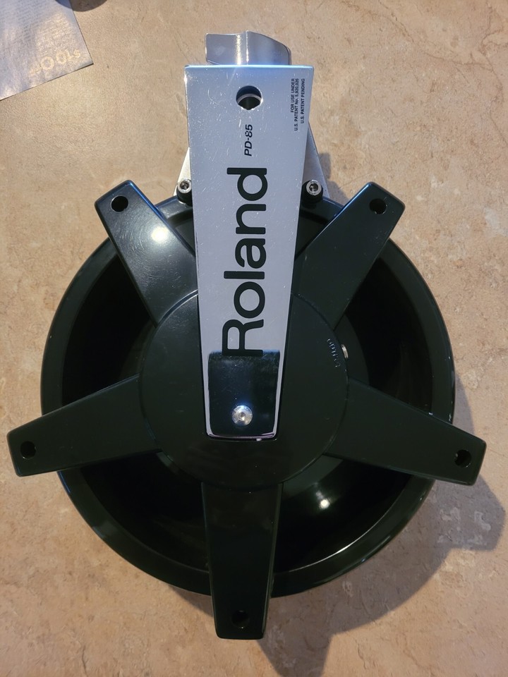 Roland PD85 VDrum DualZone Trigger Mesh Drum Pad With Rack Clamp & LRod eBay