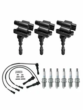 Ignition Coil, Wireset & NGK Spark Plug For Kia Sedona 3.5L V6 UF432
