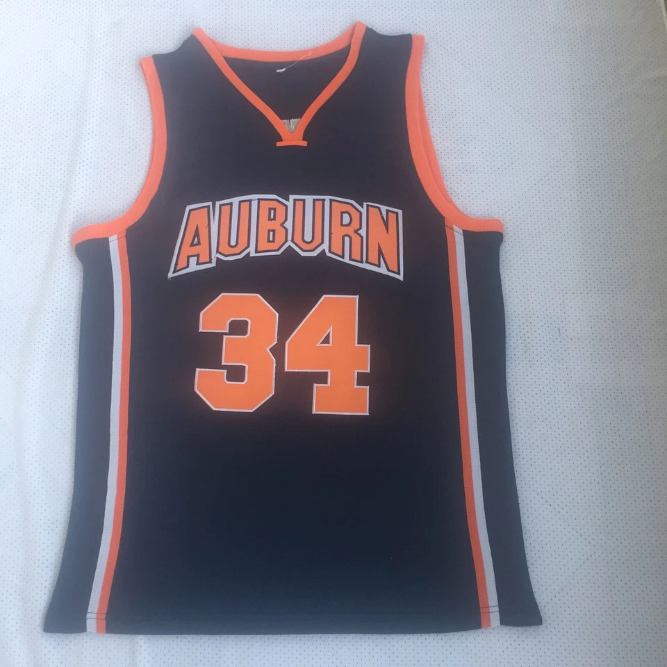Camiseta deportiva de baloncesto clásica retro vintage Charles Barkley #34 Auburn Throwback Foto 4 de 4