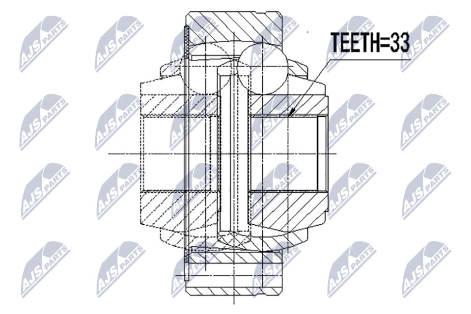 NPW-VW-088 NTY Drive Shaft