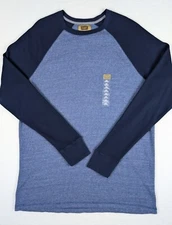 The Foundry Big Tall XLT Men Crew Neck Long Sleeve Pullover Thermal Top Blue