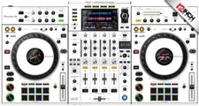 Pioneer XDJ-XZ Skin - white/grey Serato