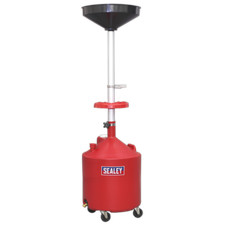 Image of Sealey Mobile Oil Drainer 80L Gravity Discharge - AK80D