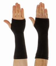 warm fingerless gloves wrist gaiters Winter sleevies pair thermal coldgear