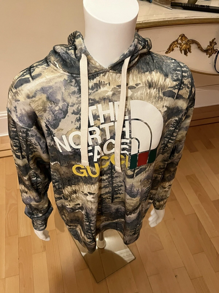 The North Face X Gucci Hoodie Brown Size Large