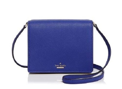 Nueva con etiquetas bandolera pequeña Kate Spade Cameron Street Dody vida nocturna azul dorada PXRU7186 - Imagen 1 de 7