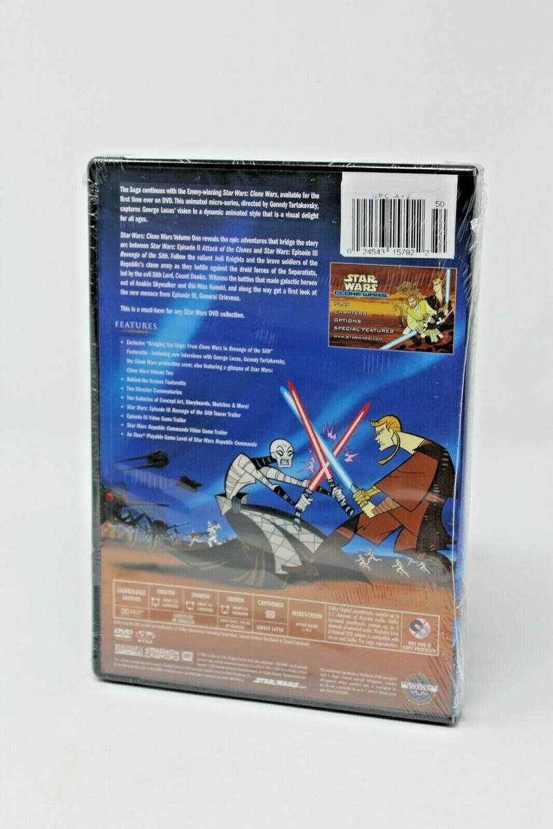Star Wars - Clone Wars: Vol. 1 (DVD, 2005) for sale online | eBay