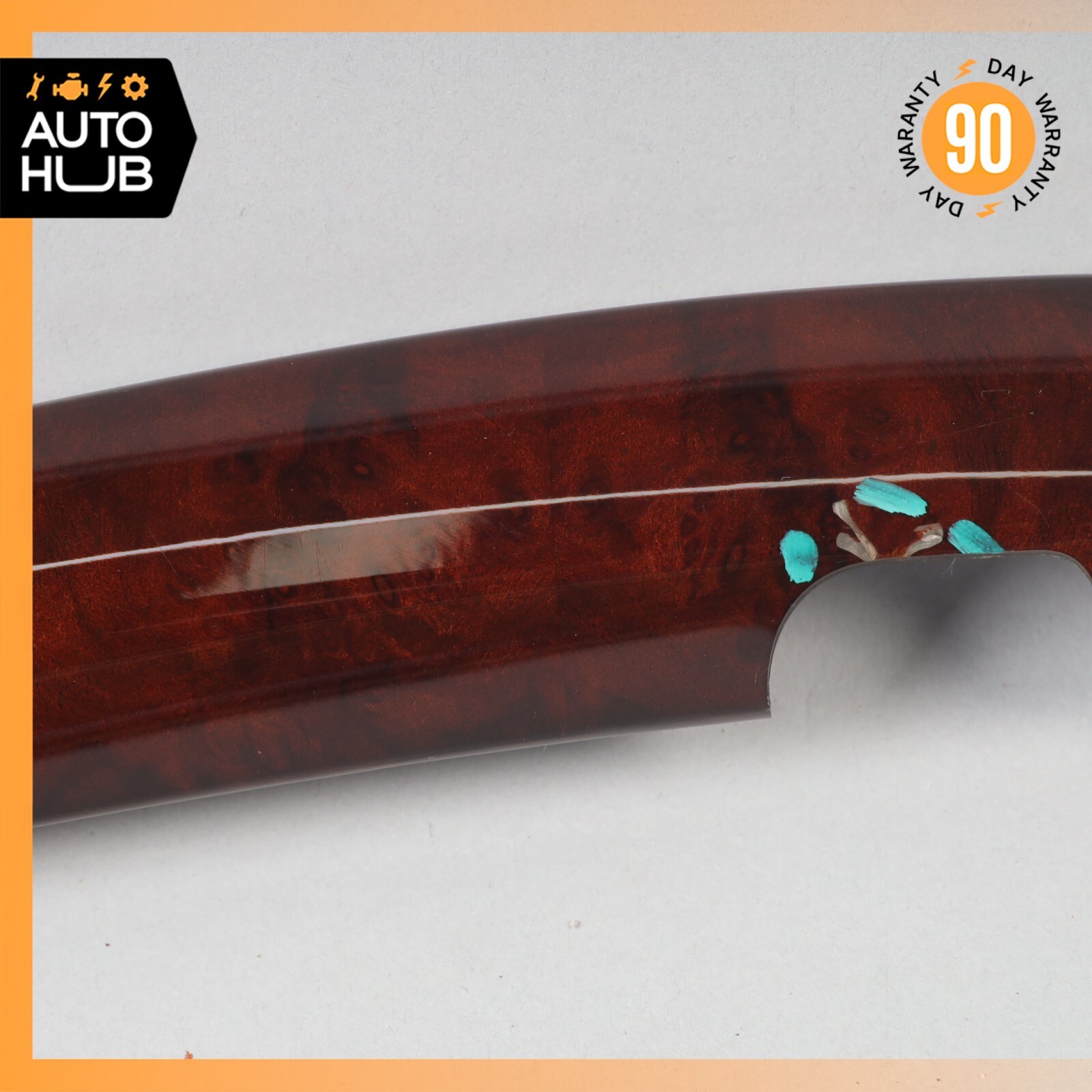 08-19 Maserati GranTurismo M145 Front Left Driver Side Door Panel Trim Wood OEM