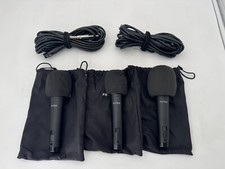 Lot Of 3 Fifine Dynamic Vocal Microphone Wired Handheld Mic Black