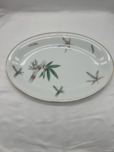 Noritake Canton 5027 16” serving plate Gold trim - Picture 2 of 3