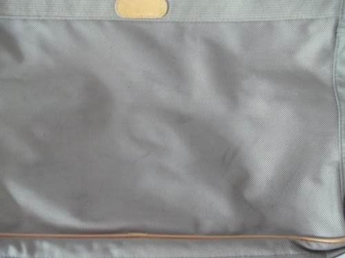 Bolso de ropa vintage LONDON NIEBLA 42"" x 22"" con adornos de cuero - Imagen 18 de 18