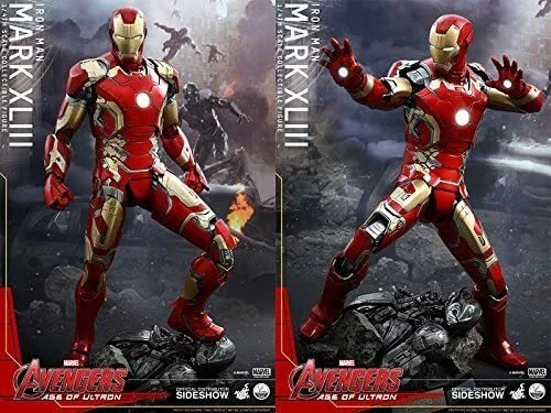 Hot Toys QS005 Avengers AOU Ultron Iron Man Mark 43 XLIII 1/4 1:4
