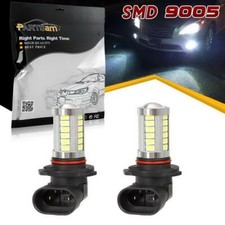 2x 9005 9005XS HB3 White 6000k 33-5730-SMD Chip Fog Driving Light Lamps