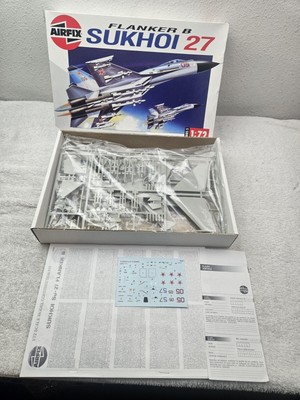 AIRFIX FLANKER SUKHOI 27 MODEL KIT 05025  NEW OPEN BOX