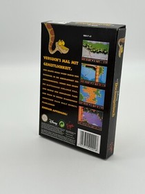 Das Dschungelbuch Nintendo NES Neuwertiger Zustand CIB OVP Retro