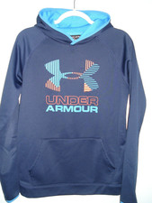 UNDER ARMOUR youth Hoodie Pullover blue size YXL GREAT.