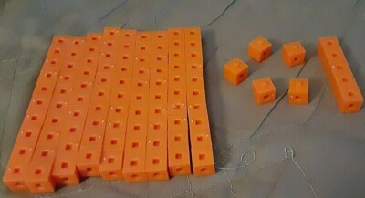 First Choice Teacher Resources Centifit 1 cm Cubes x 100 Math Counting Building