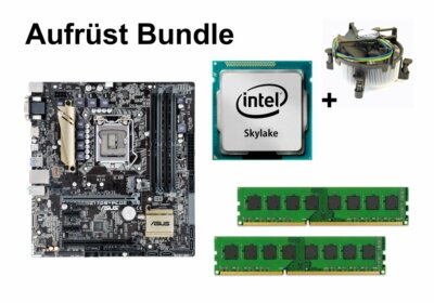Aufrüst Bundle - ASUS Z170M-PLUS + Intel Core i3-6320 + 4GB RAM #109260