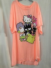 Hello Kitty Pajamas Nightgown Sleepwear Sleep Shirt sizes M,L,XL NEW