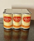 VINTAGE FALLS CITY LIGHTED 6 PACK BEER CAN SIGN WORKS RARE 8"x5" SEE PICS