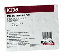 Lincoln Electric K336. PB Interface REM Module PC Board Assembly.