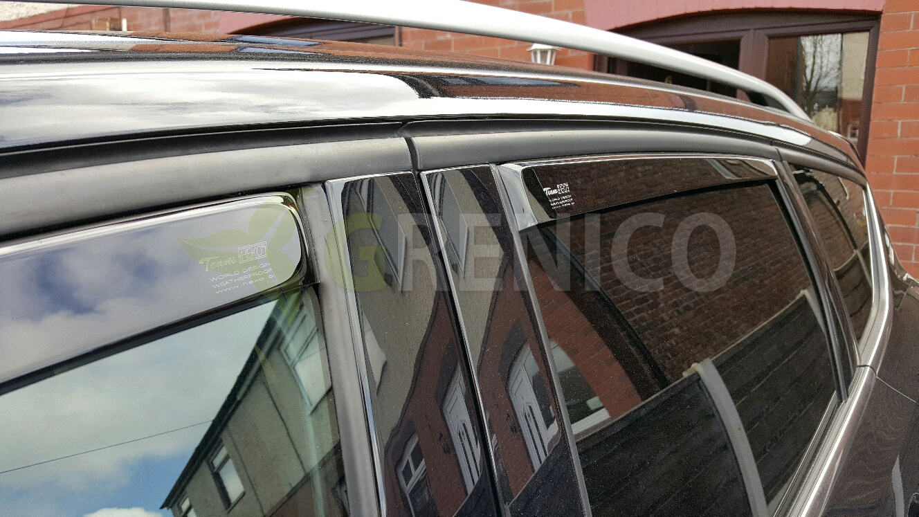 FORD KUGA mk2 5door SUV 2012up wind deflectors 4pc HEKO TINTED new eBay