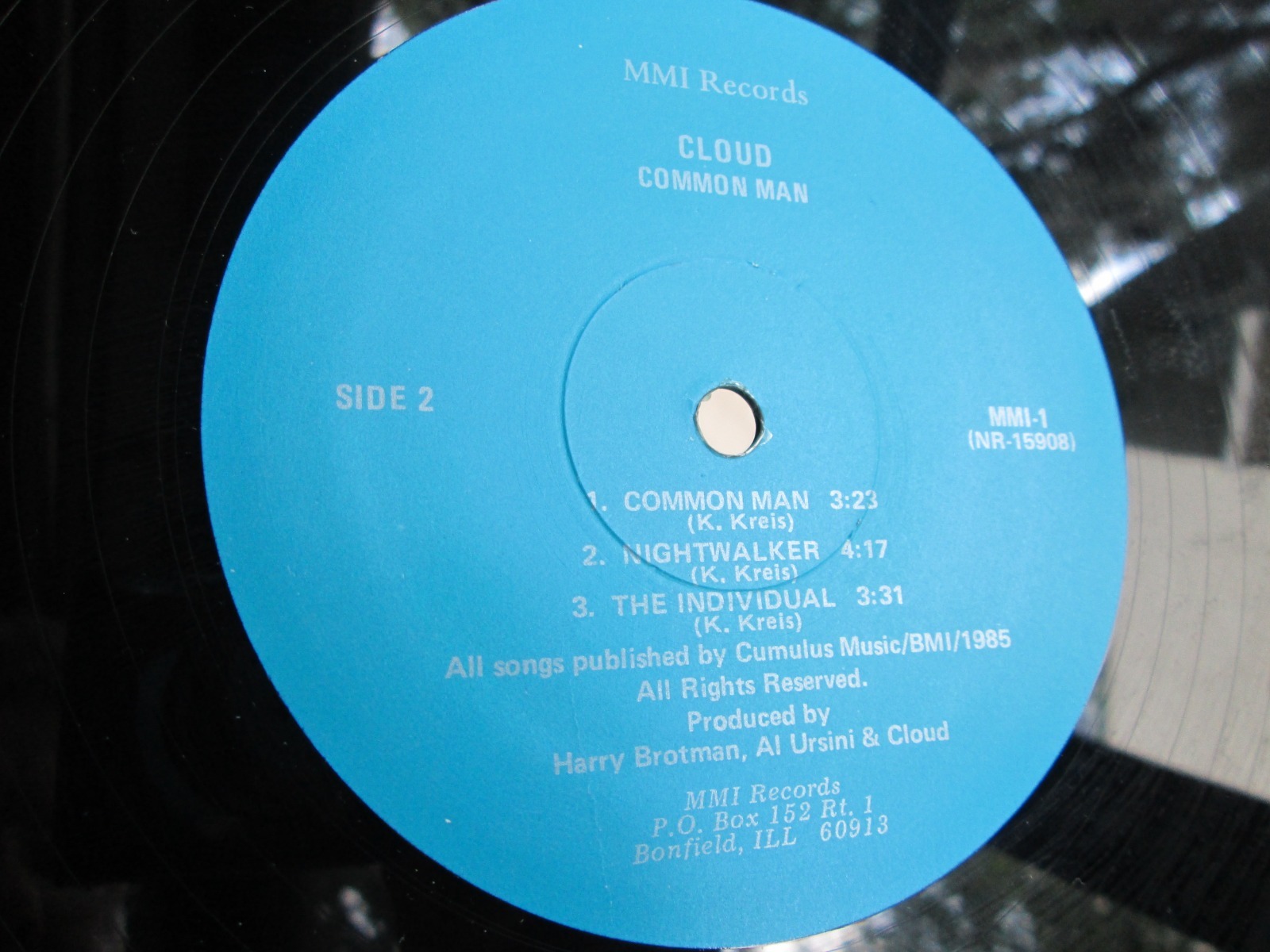 Rare Private Electronic Jazz Rock LP : Common Man ~ Cloud ~ MMI NR 15908